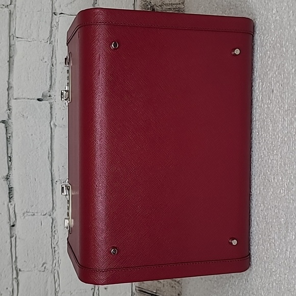 Prada Beauty Train Case Saffiano Travel in Ruby - Picture 10 of 17